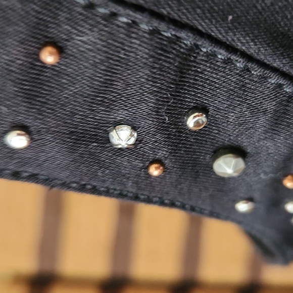 Euc!! Harley Davidson jean like vest - Picture 9 of 13